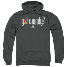 Load image into Gallery viewer, Woody Woodpecker Got Woody Mens Hoodie Charcoal