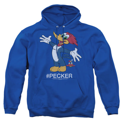 Woody Woodpecker Hashtag Woody Mens Hoodie Royal Blue