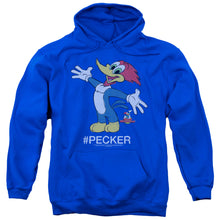 Load image into Gallery viewer, Woody Woodpecker Hashtag Woody Mens Hoodie Royal Blue