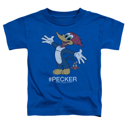 Woody Woodpecker Hashtag Woody Toddler Kids Youth T Shirt Royal Blue