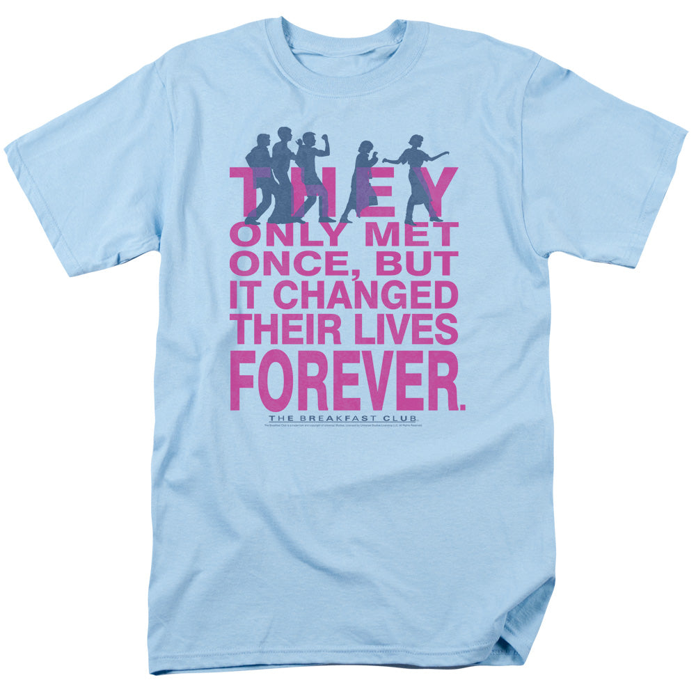 Breakfast Club Forever Mens T Shirt Light Blue Light Blue