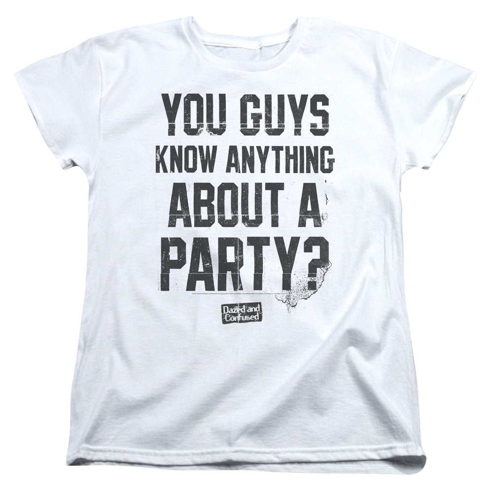 Dazed and Confused Party Time Womens T Shirt White