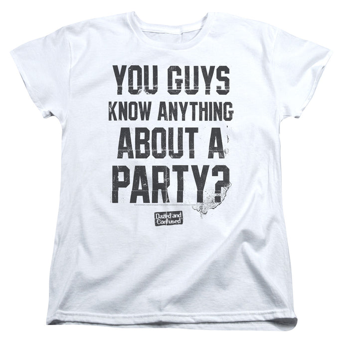 Dazed and Confused Party Time Womens T Shirt White