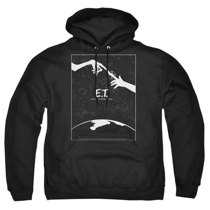 Et Simple Poster Mens Hoodie Black