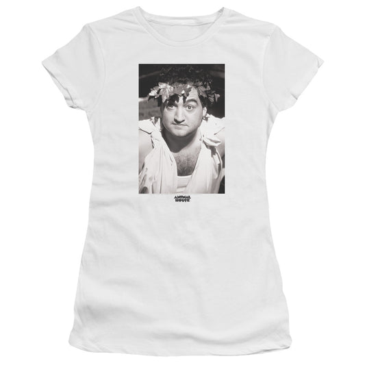 Animal House The Animal Junior Sheer Cap Sleeve Womens T Shirt White