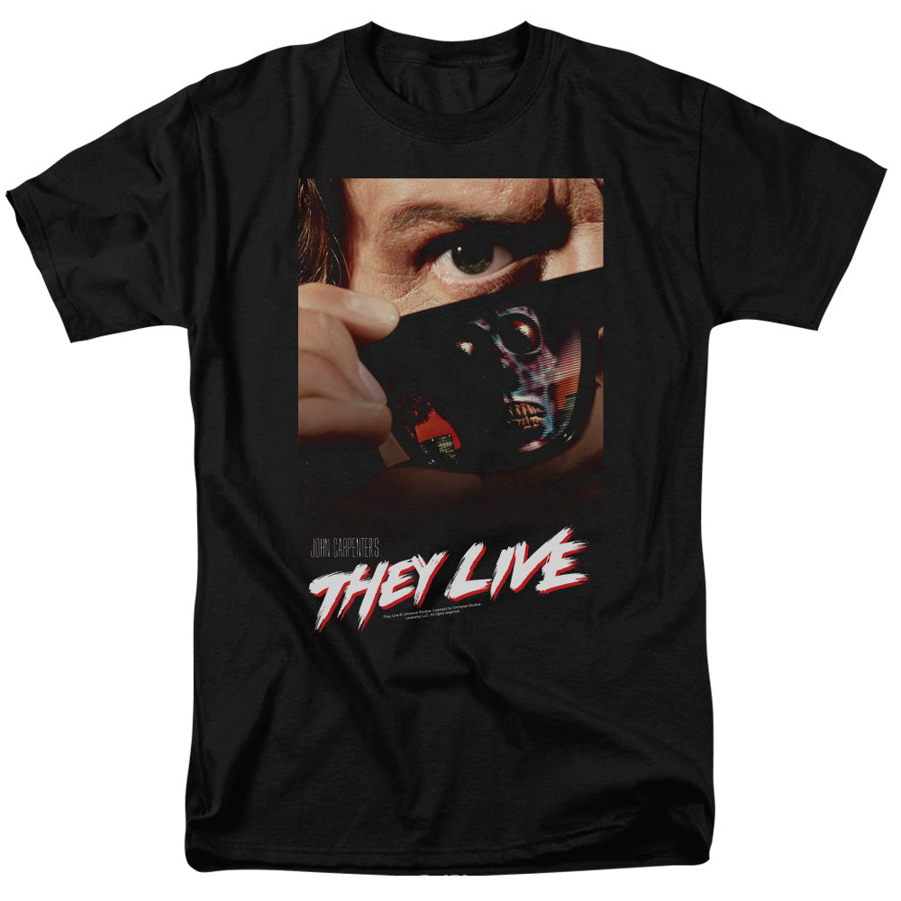 They Live Poster Mens T Shirt Black