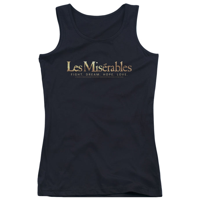 Les Miserables Logo Womens Tank Top Shirt Black