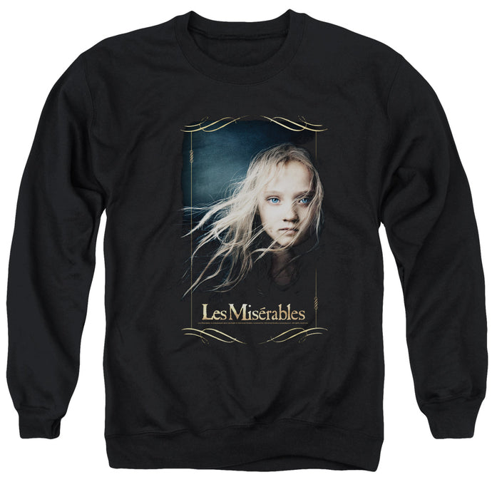 Les Miserables Cosette Mens Crewneck Sweatshirt Black