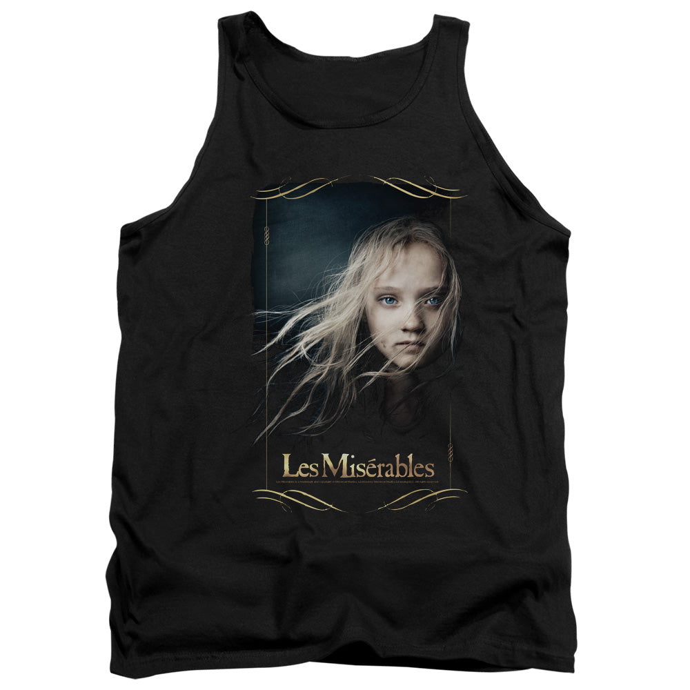 Les Miserables Cosette Mens Tank Top Shirt Black