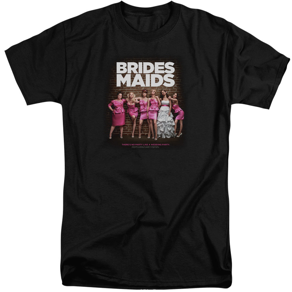 Bridesmaids Poster Mens Tall T Shirt Black