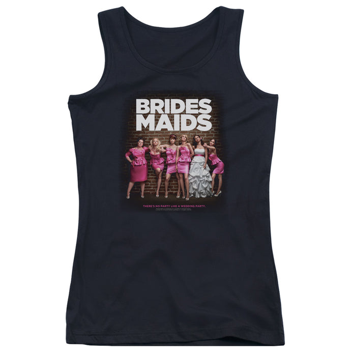 Bridesmaids Poster Womens Tank Top Shirt Black
