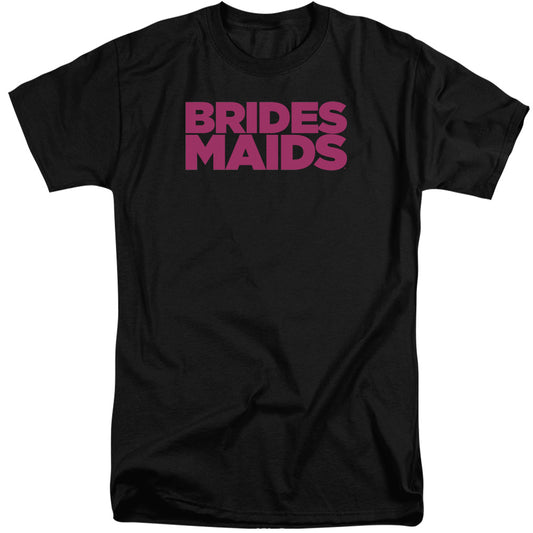 Bridesmaids Logo Mens Tall T Shirt Black