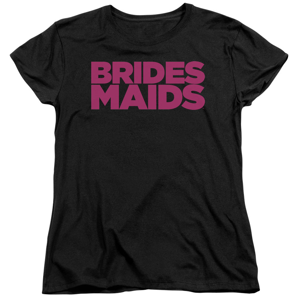 Bridesmaids Logo Womens T Shirt Black