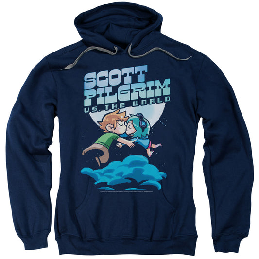 Scott Pilgrim Vs The World Lovers Mens Hoodie Navy Blue