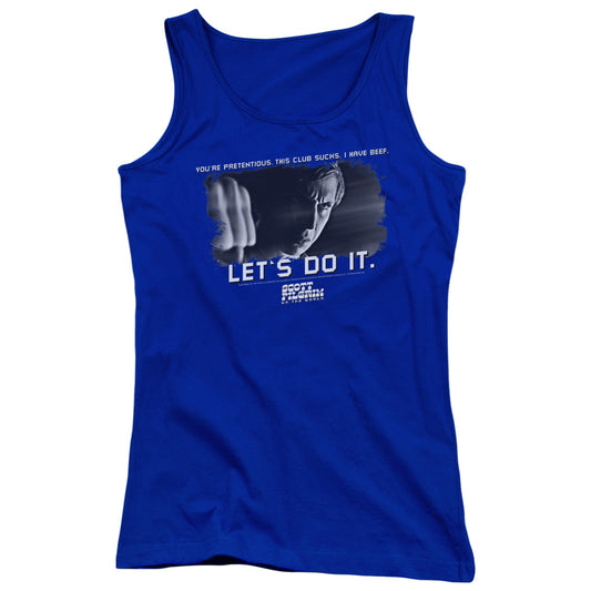 Scott Pilgrim Vs The World Beef Womens Tank Top Shirt Royal Blue