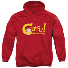 Load image into Gallery viewer, Curious George Curious Mens Hoodie Red