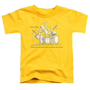 Curious George This Is George Toddler Kids Youth T Shirt Yellow