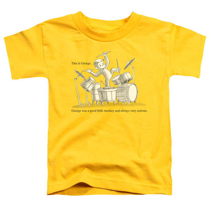 Curious George This Is George Toddler Kids Youth T Shirt Yellow