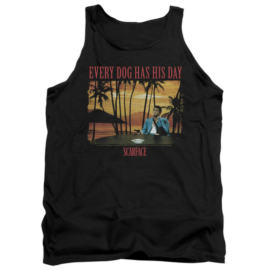 Scarface A Dog Day Mens Tank Top Shirt Black