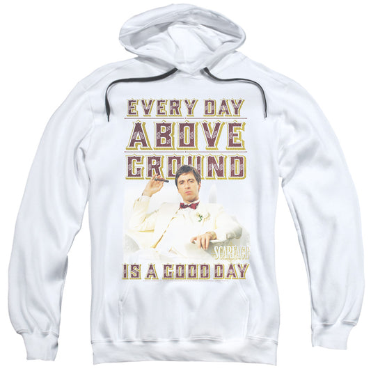 Scarface Above Ground Mens Hoodie White