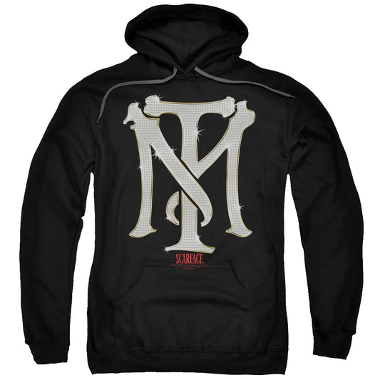 Scarface Tm Bling Mens Hoodie Black