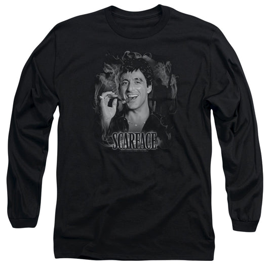 Scarface okey Scar Mens Long Sleeve Shirt Black