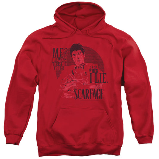 Scarface Truth Mens Hoodie Red