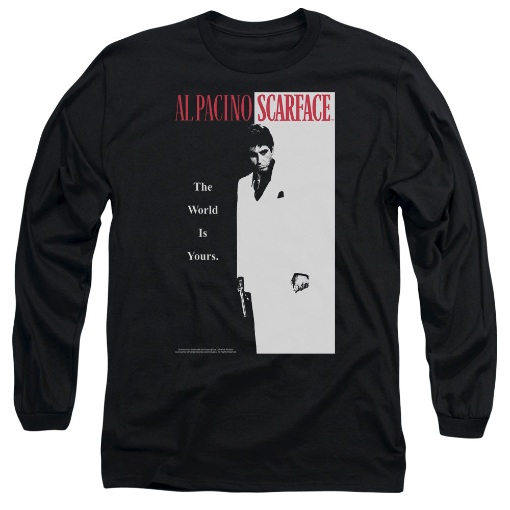 Scarface Classic Mens Long Sleeve Shirt Black