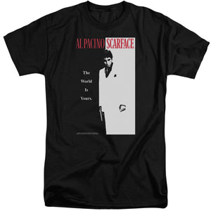 Scarface Classic Mens Tall T Shirt Black