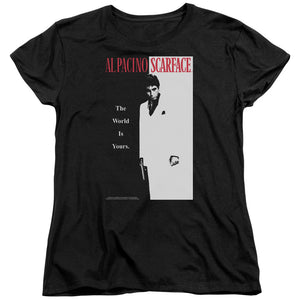 Scarface Classic Womens T Shirt Black