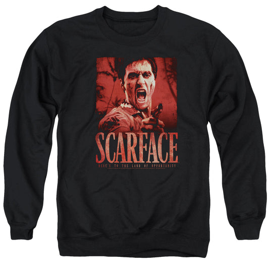 Scarface Opportunity Mens Crewneck Sweatshirt Black