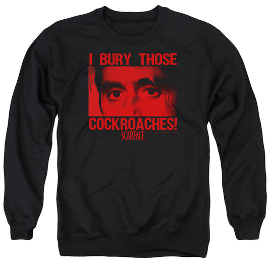 Scarface Cockroaches Mens Crewneck Sweatshirt Black