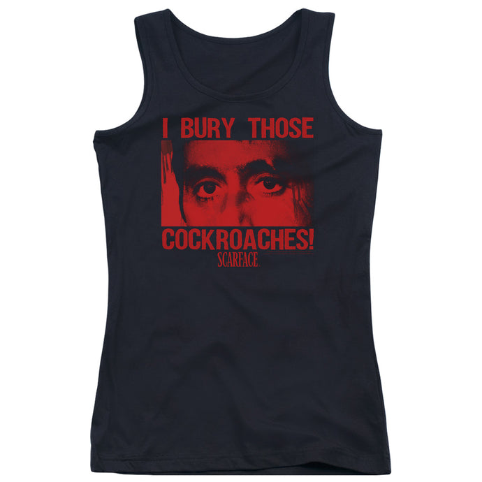 Scarface Cockroaches Womens Tank Top Shirt Black