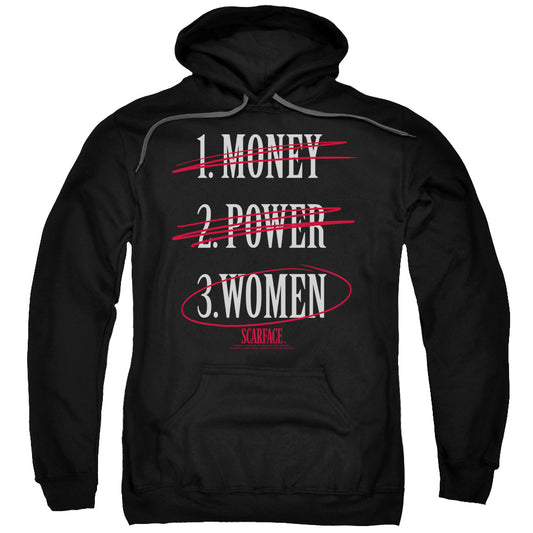Scarface Money Power Women Mens Hoodie Black