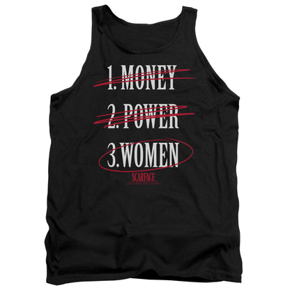 Scarface Money Power Women Mens Tank Top Shirt Black