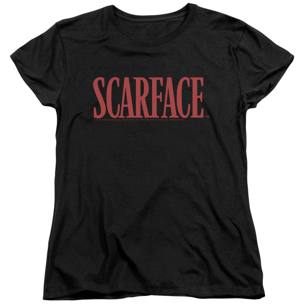 Scarface Logo Womens T Shirt Black
