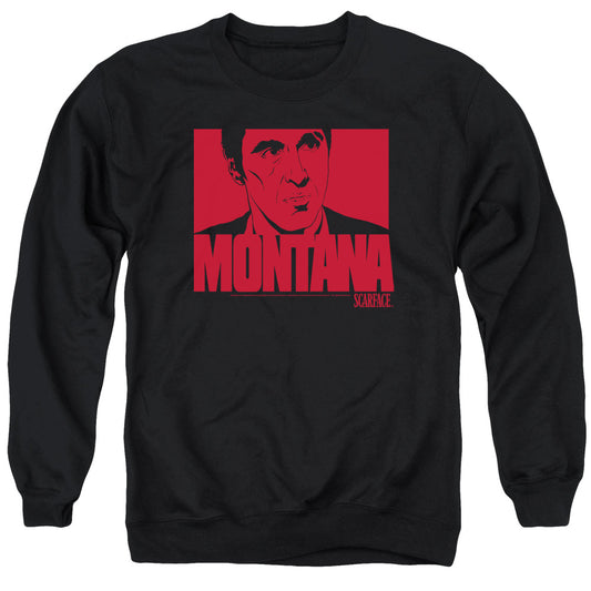 Scarface Montana Face Mens Crewneck Sweatshirt Black