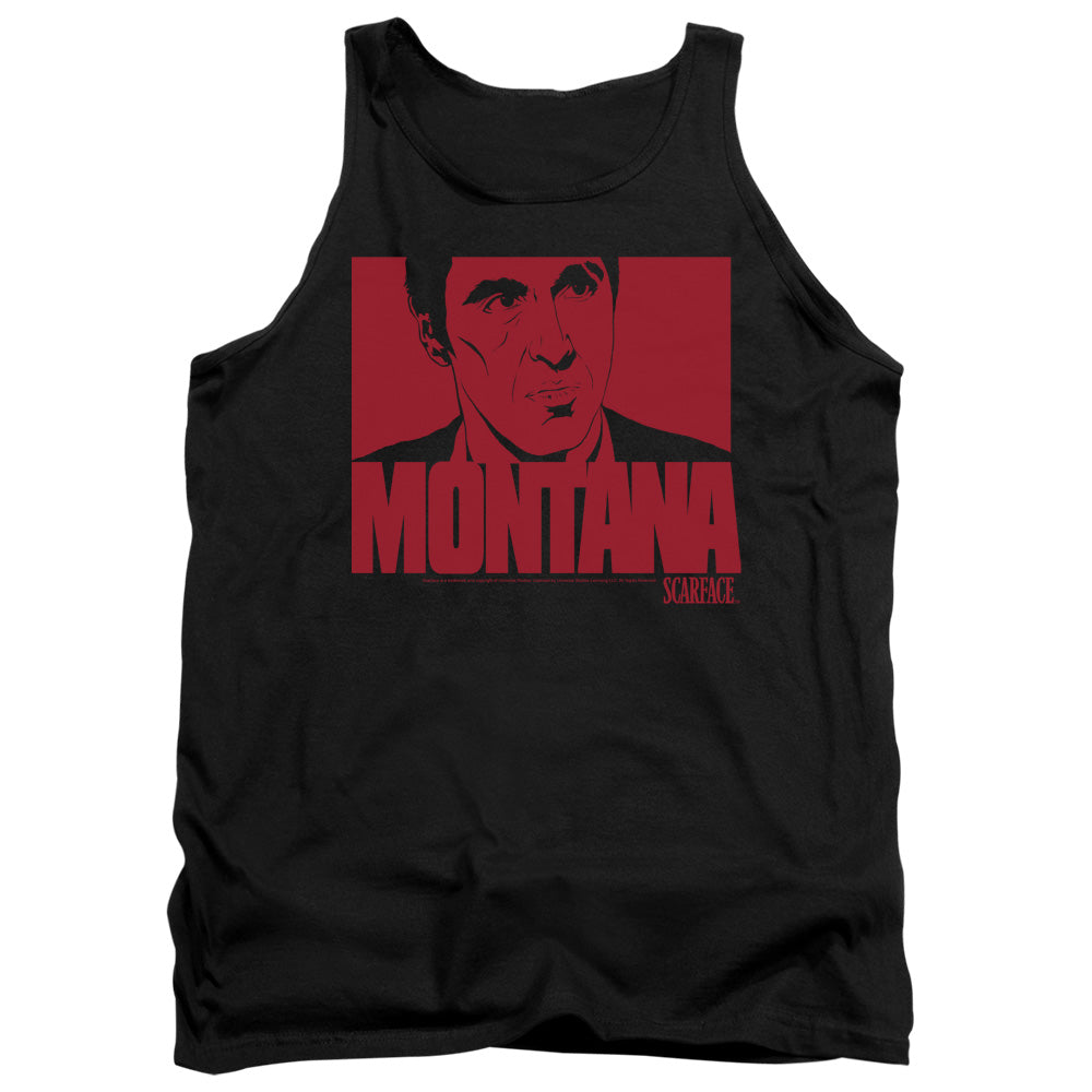Scarface Montana Face Mens Tank Top Shirt Black