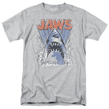 Load image into Gallery viewer, Jaws Comic Splash Mens T Shirt Athletic Heather