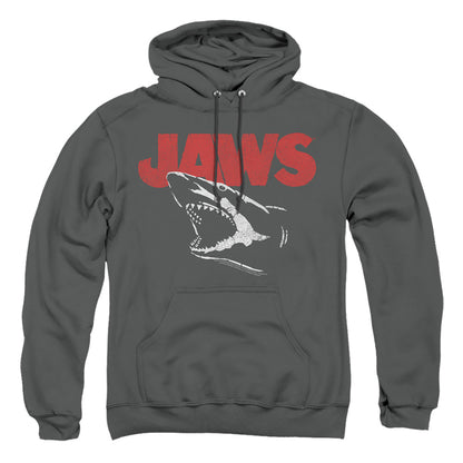Jaws Cracked Jaw Mens Hoodie Charcoal
