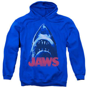 Jaws From Below Mens Hoodie Royal Blue