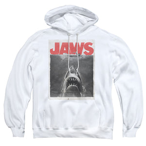 Jaws Classic Fear Mens Hoodie White