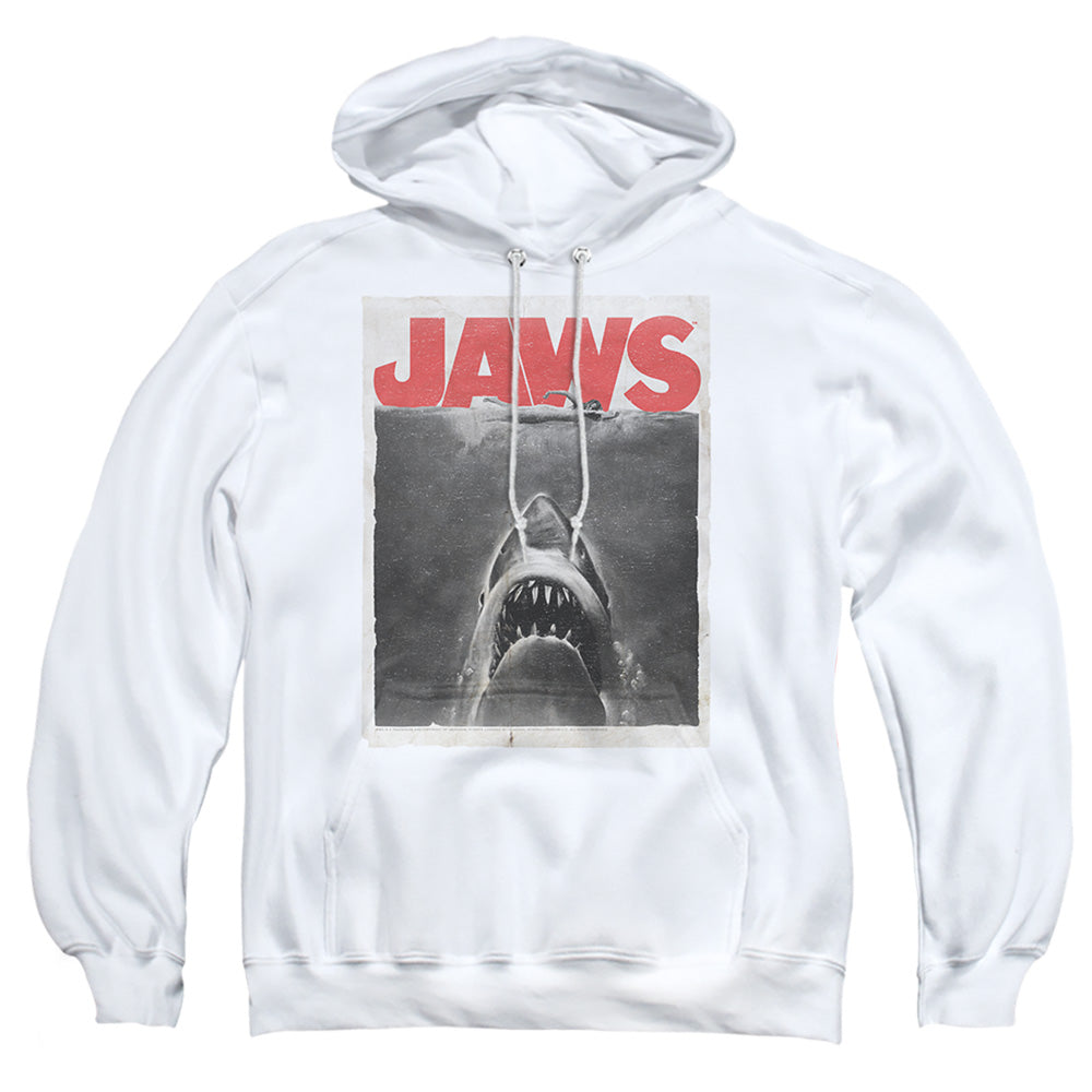 Jaws Classic Fear Mens Hoodie White