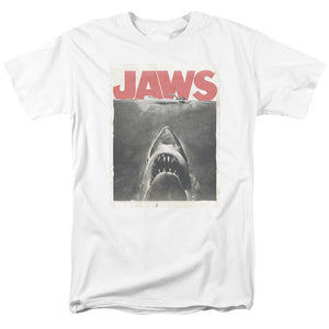 Jaws Classic Fear Mens T Shirt White