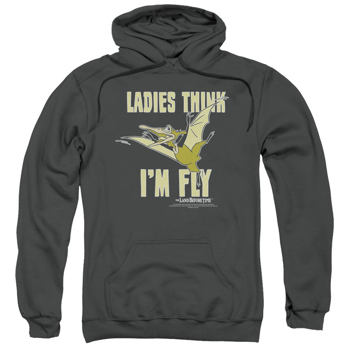 The Land Before Time Im Fly Mens Hoodie Charcoal