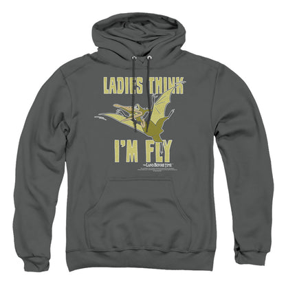 Land Before Time Im Fly Mens Hoodie Charcoal