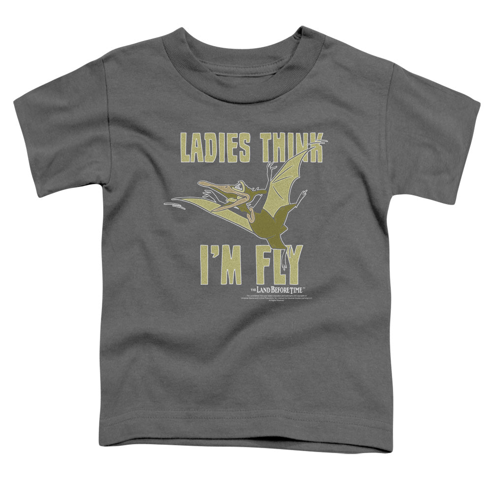 The Land Before Time Im Fly Toddler Kids Youth T Shirt Charcoal