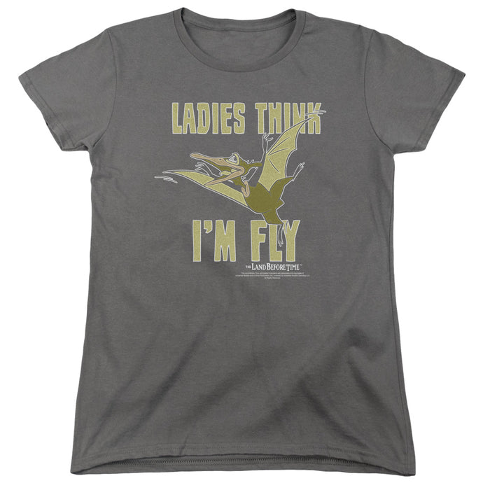 The Land Before Time Im Fly Womens T Shirt Charcoal