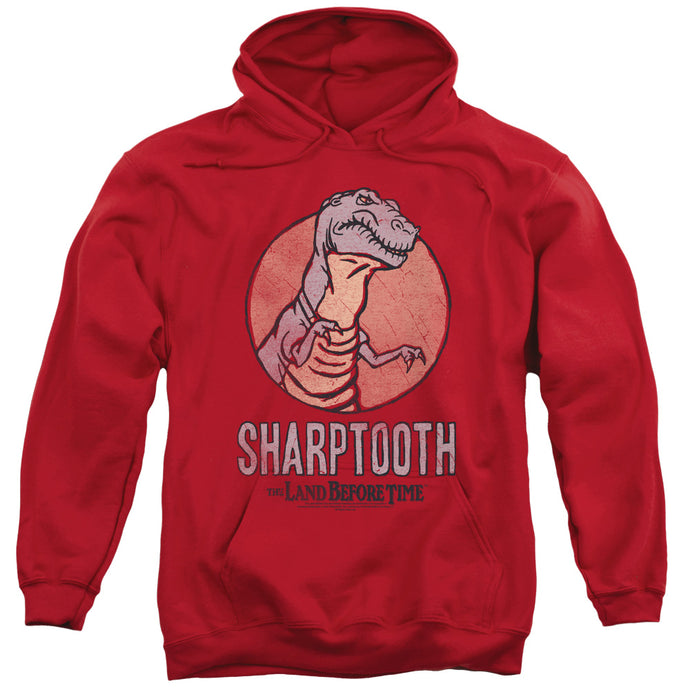 The Land Before Time Sharptooth Mens Hoodie Red