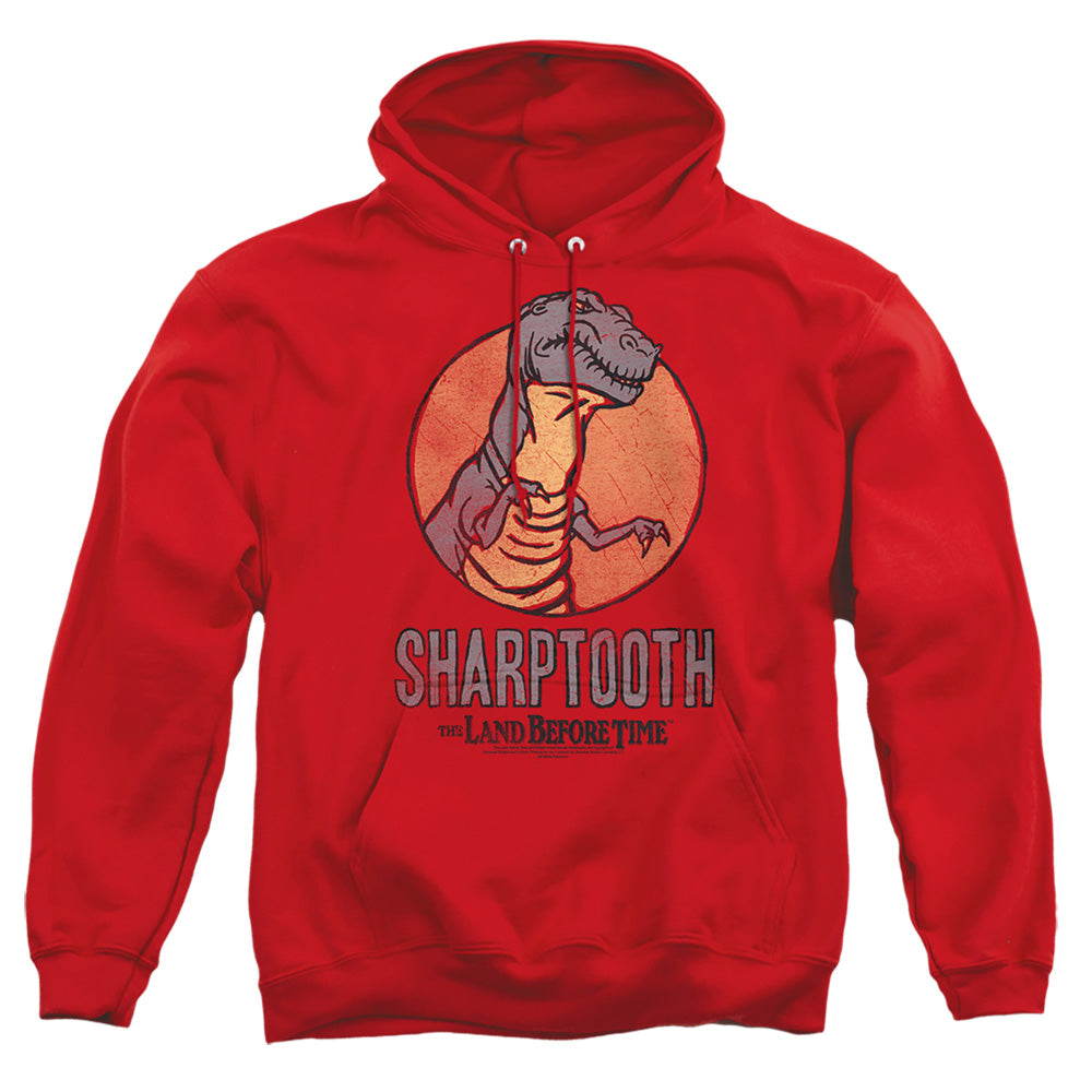 Land Before Time Sharptooth Mens Hoodie Red